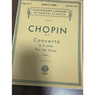全新 Chopin, Piano Concerto No.1, Op.11 蕭邦 鋼琴協奏曲 鋼琴譜