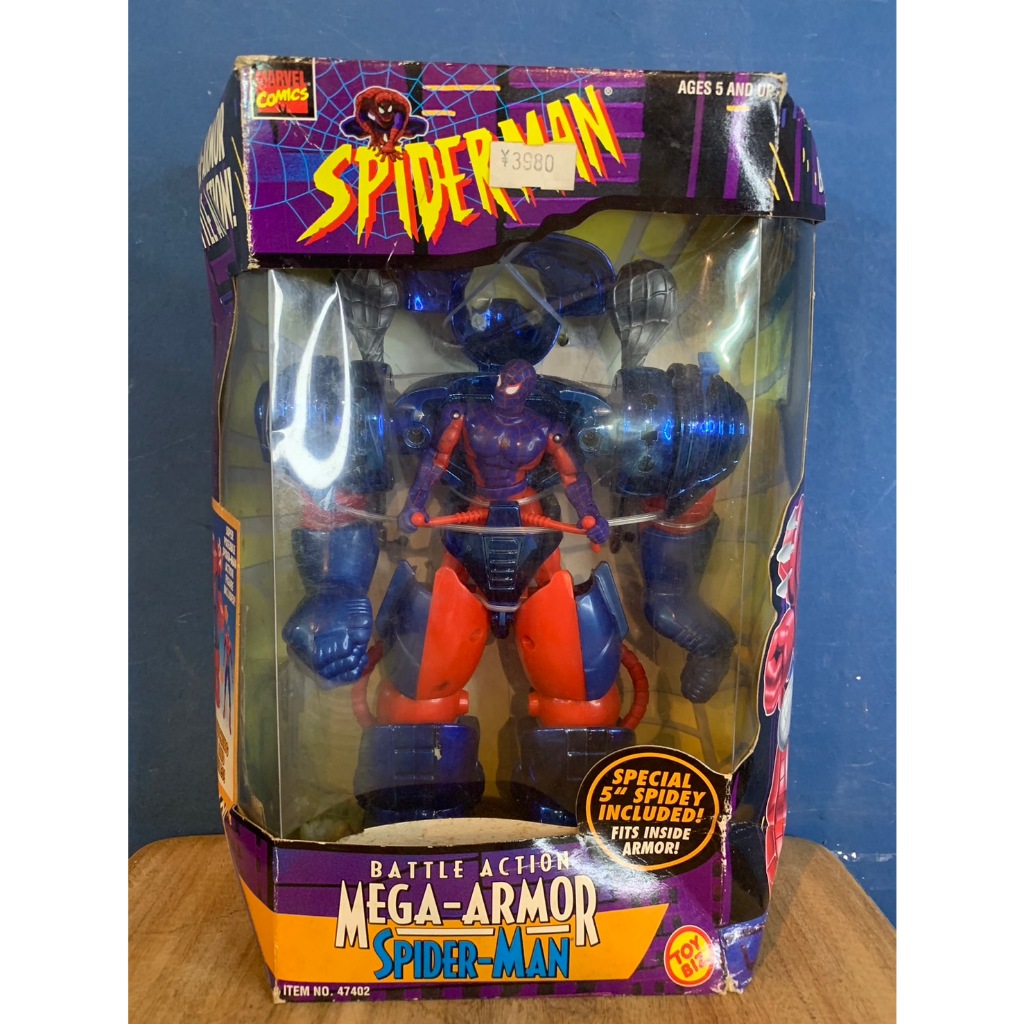 TOY BIZ 漫威 SPIDER-MAN 蜘蛛人 MEGA-ARMOR SPIDER-MAN