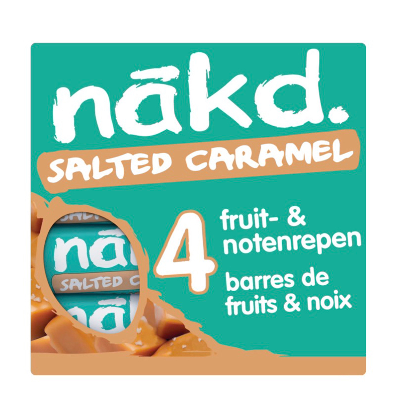 🇬🇧英國 Nakd鹽焦糖堅果燕麥水果棒 健身 代餐 無麩質無糖 天然原料製成
