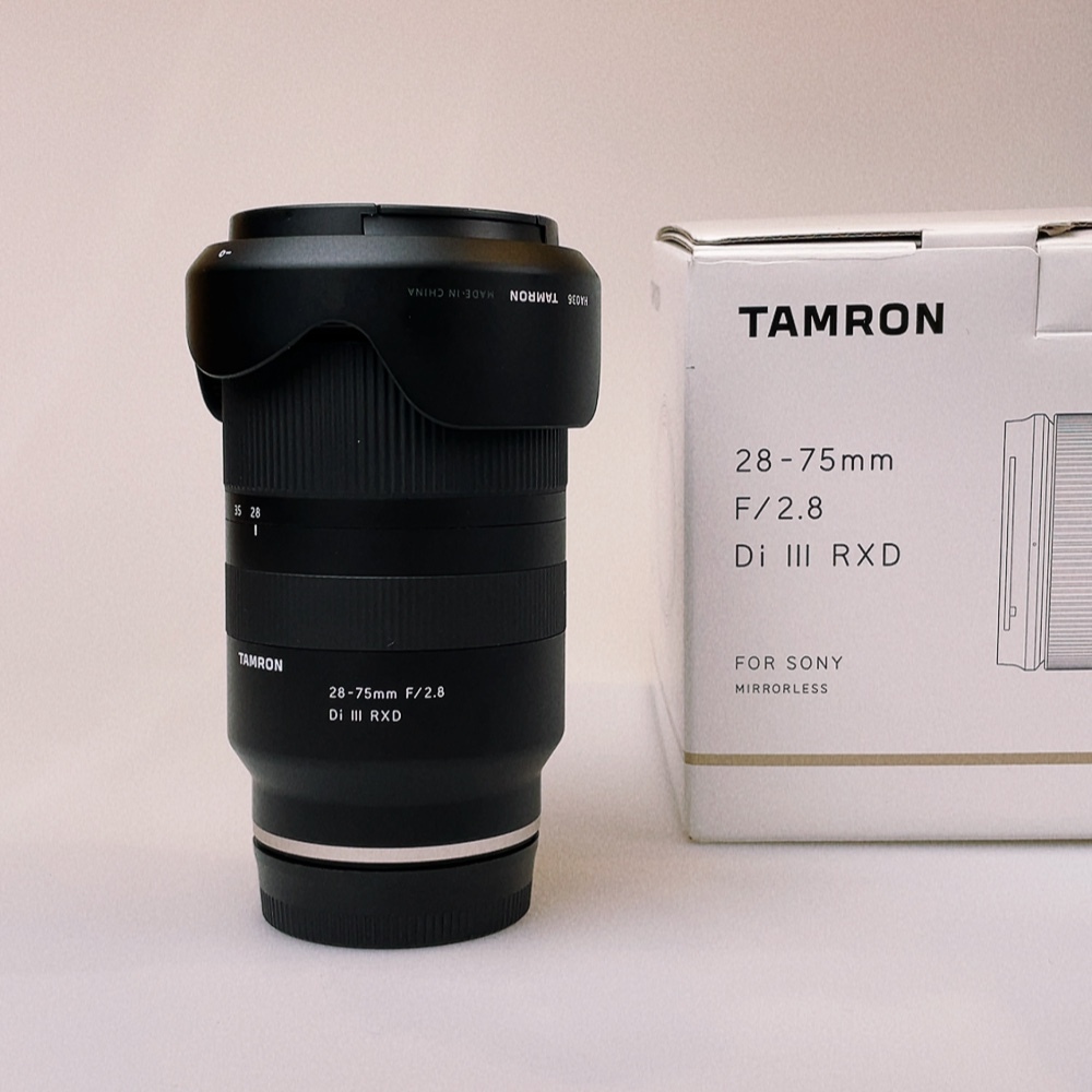 （平價大光圈）Tamron 28-75mm F2.8 Di III RXD 美食照 有盒 For Sony 大光圈變焦