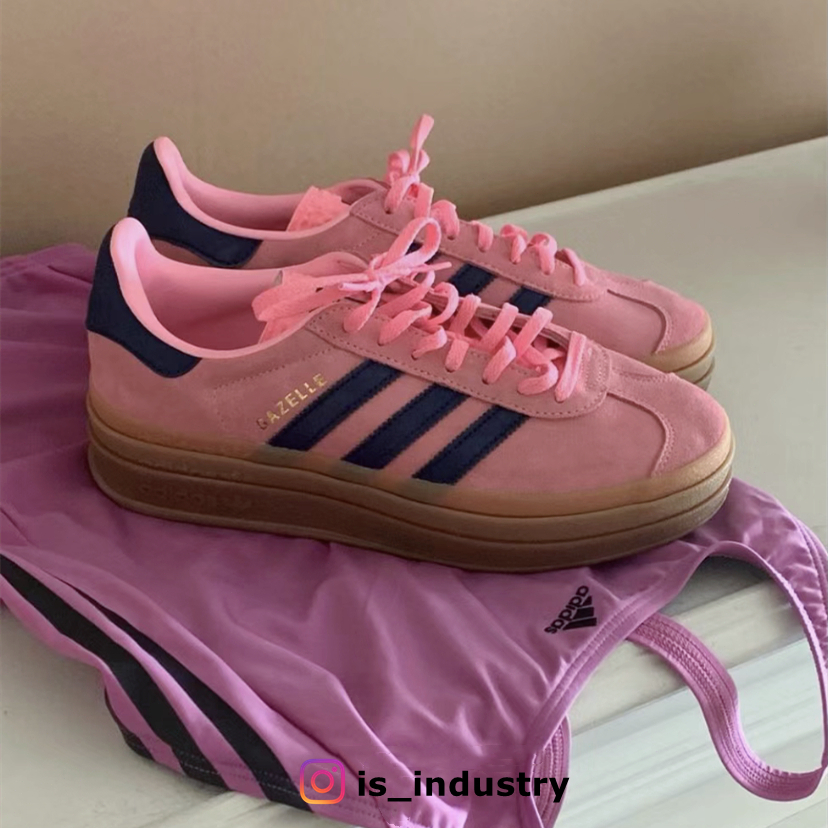 IS ❘ Adidas Originals Gazelle Bold 粉色 焦糖底 厚底 板鞋 H06122