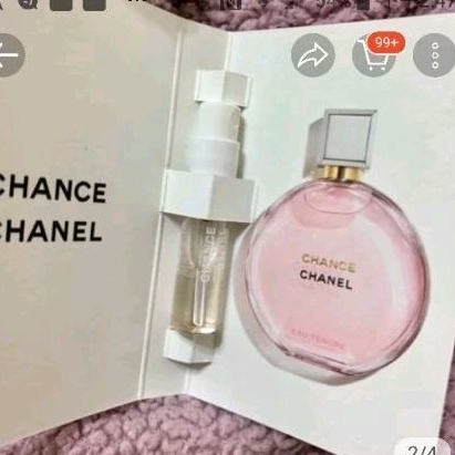 CHANEL 香奈兒  粉紅甜蜜 香水 針管試管 1.5ml 中文貼標 2026/05