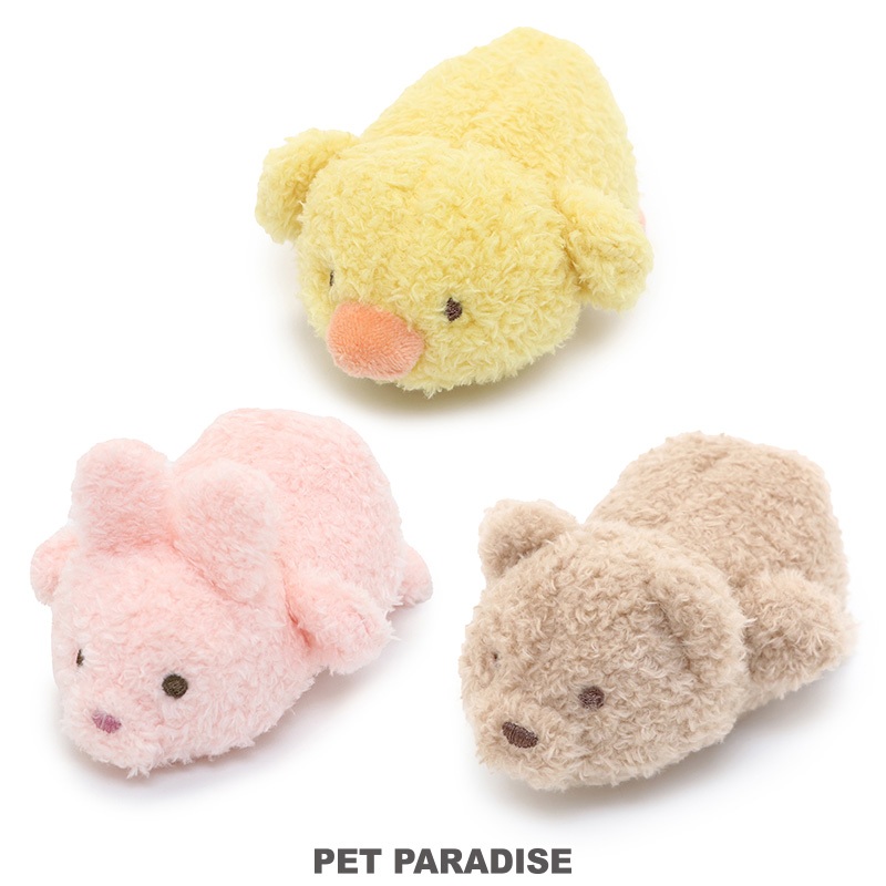 【PET PARADISE】寵物啾啾玩具3款 (小雞/兔兔/熊熊)｜PP 2024新款 狗狗玩具