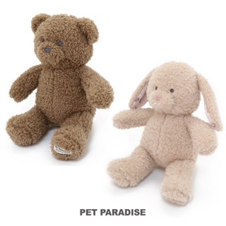 【PET PARADISE】寵物造型絨毛玩具(熊熊/兔兔)｜PP 2024新款 狗狗玩具 寵物玩具 啾啾塑膠袋聲