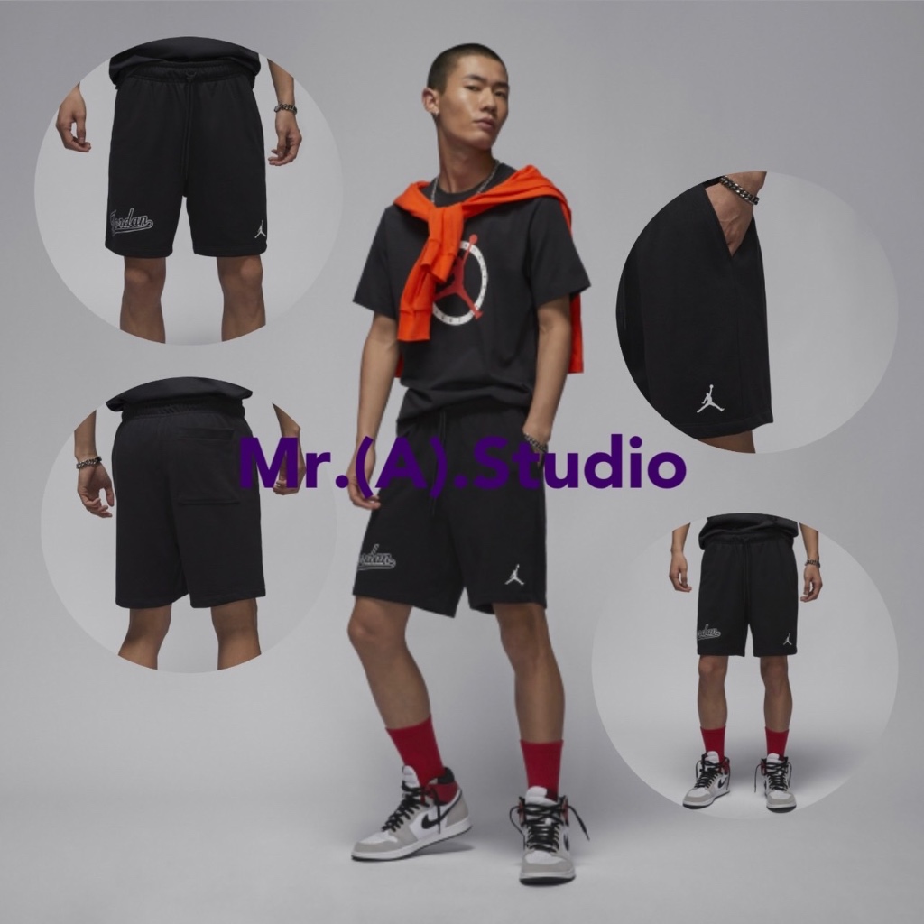 Mr.A😈A先生 Jordan Flight MVP 喬丹 草寫 棒球 Jordan 字樣 棉短褲 FN4701-010