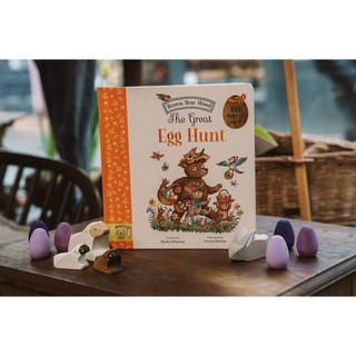 復活節英文精裝硬頁書The Great Egg Hunt 尋找100顆蛋Freya Hartas細膩夢幻復古插圖🍀缺書店