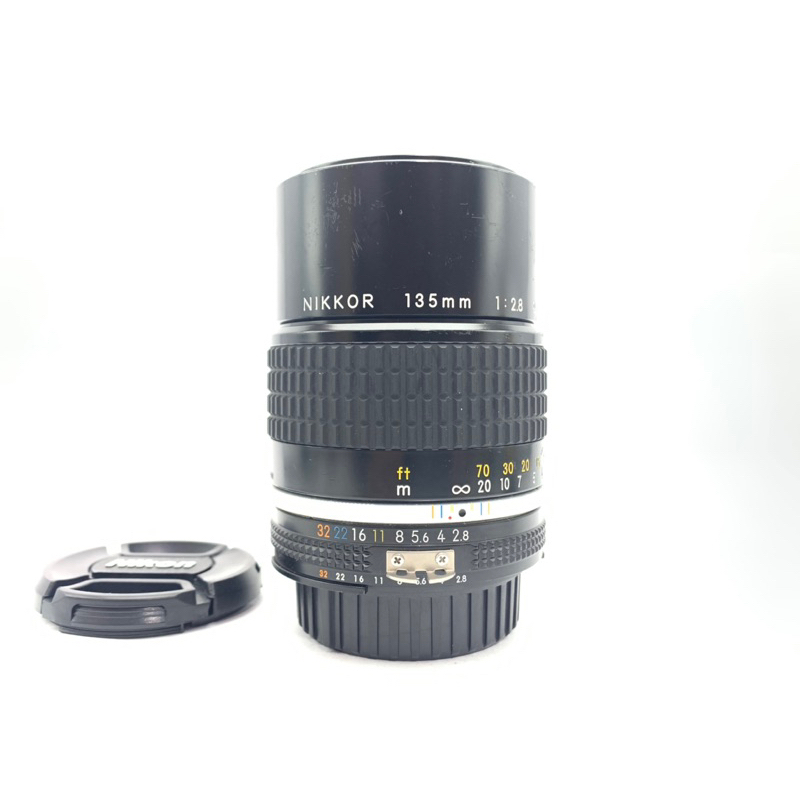尼康 Nikon AI-S NIKKOR 135mm F2.8 中距望遠鏡頭 人像鏡頭 良品 AIS轉接 (三個月保固)