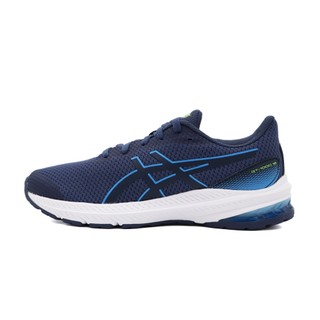 ASICS 亞瑟士 GT-1000 12 GS 鞋帶 慢跑鞋 大童 藍 S0141 (1014A296-403)