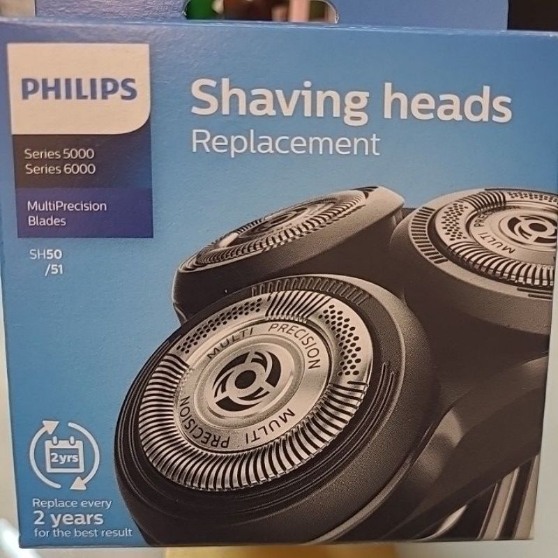 (台灣原廠公司原裝盒)SH50原廠刀片PHILIPS 飛利浦刀片S5000 S5600 S5620 S5130