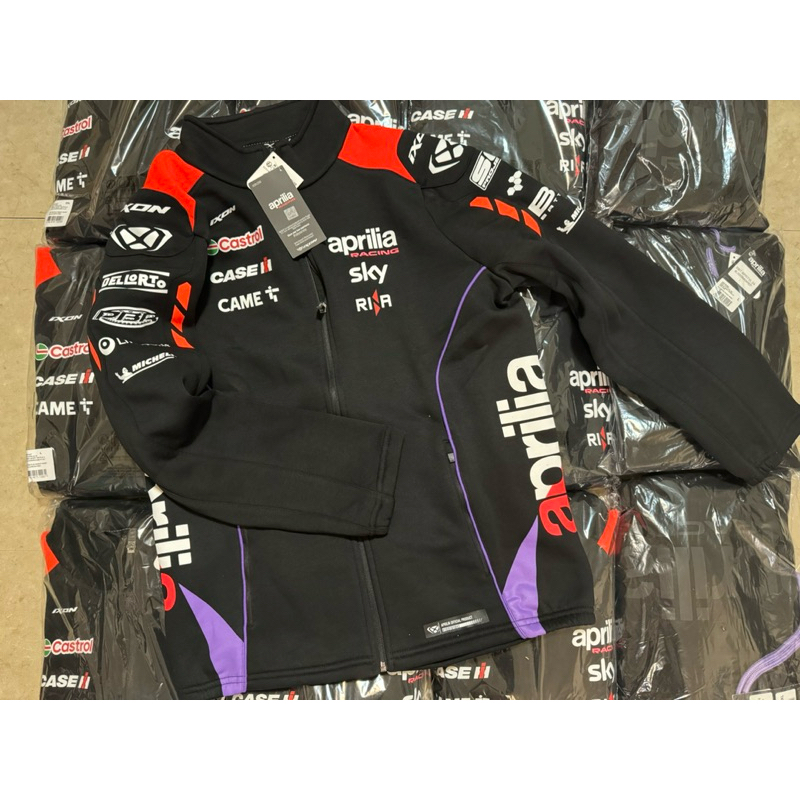 2024Aprilia racing sweat shirt jacket Ixon 聯名 運動外套 廠隊 廠衣