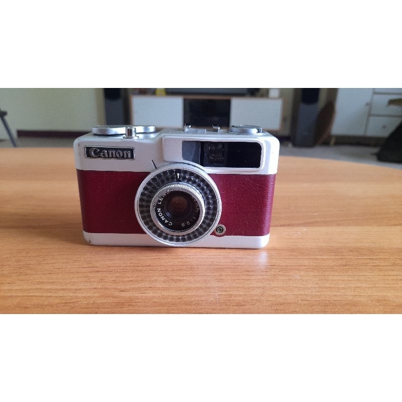 Canon demi EE28經典半格底片相機/红色特別版/f=2.8/28mm
