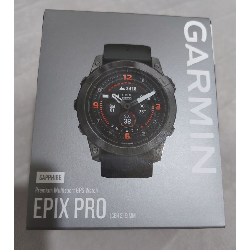 GARMIN-EPIX Pro 全方位GPS智慧腕錶(Gen 2、51mm)（黑色）（白色）（全新商品）