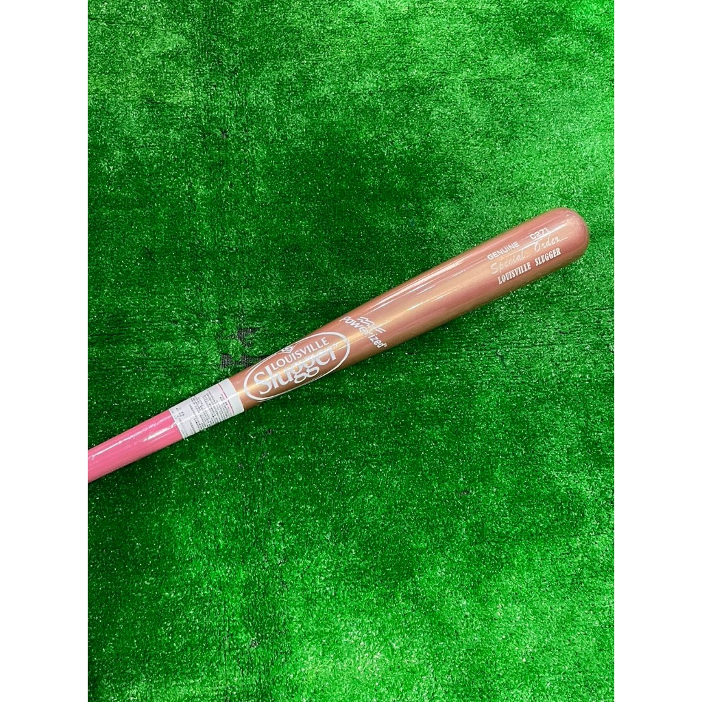 棒球世界全新LS MD24 C271楓木棒球棒 母親節特別版玫瑰金/粉33.5吋特價