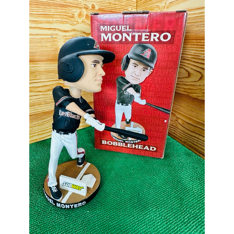 大聯盟MLB 亞利桑那響尾蛇 Miguel Montero  SGA搖頭公仔