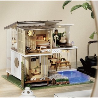 智趣屋 DIY小屋 木製微型房屋 素雅恬靜 大型雙層 袖珍屋 模型屋 手工 生日禮物 微縮模型