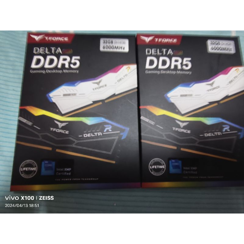 十銓 teamgroup Delta DDR5 6000 ARGB 16G x4 白色 非 6400 7200 6600