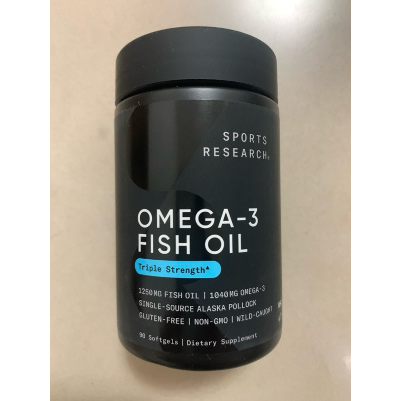 SR Sports research Omega3三倍功效魚油90顆新包裝的