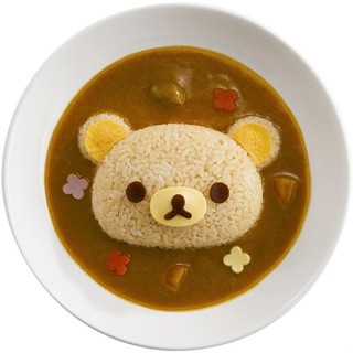 日貨特價*日本製OSK 拉拉熊裝飾 卡通飯模組 咖哩飯模 造型模具 飯糰模具 壓飯器 便當模具 兒童便當 露營