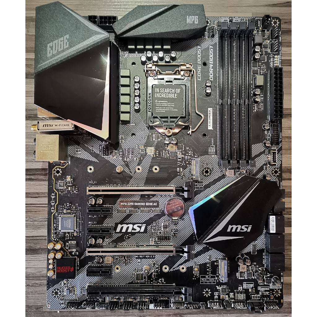 微星 MSI MPG Z390 GAMING EDGE AC主機板 8代9代CPU用 LGA1151(Z370參考)