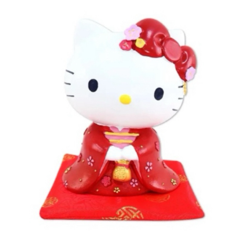 凱蒂貓 Hello Kitty 幸福開運撲滿-紅