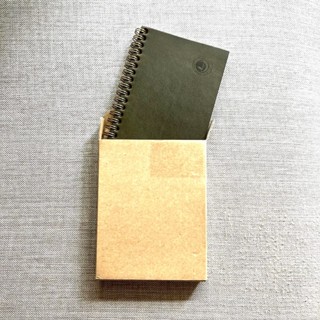 日本 DURAM 牛皮方眼線圈手工筆記本．手帳 / A6 / 綠色 (全新正品)