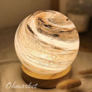 【生活市集】24H臺灣現貨 星球小夜燈 LED小夜燈 USB小夜燈 床頭燈 氛圍燈 月球燈 星球燈 土星燈 交換禮物