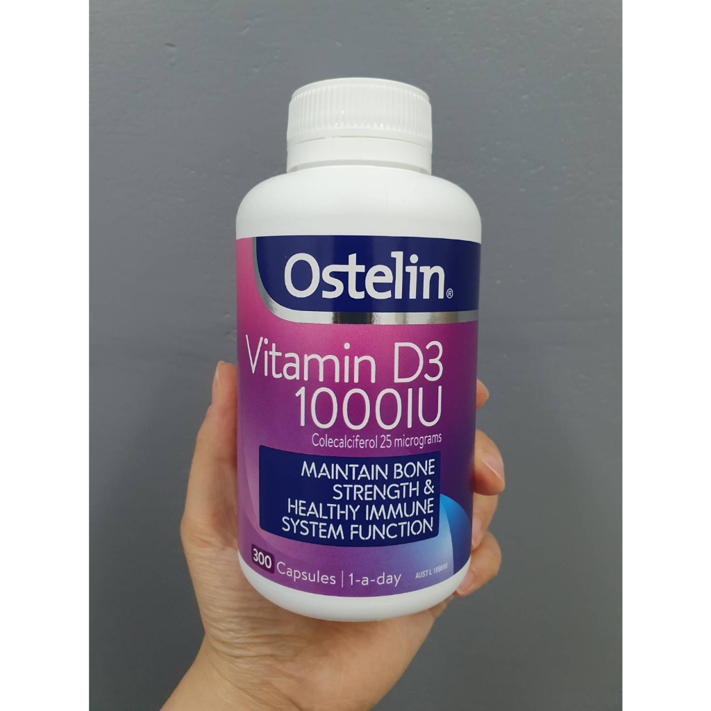 【現貨】Ostelin澳洲奥斯特林成人维生素D3胶囊 1000IU 300粒裝