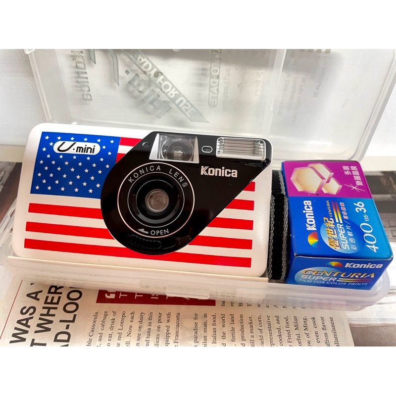 『盒裝近全新』konica u-mini美國限定版復古底片相機