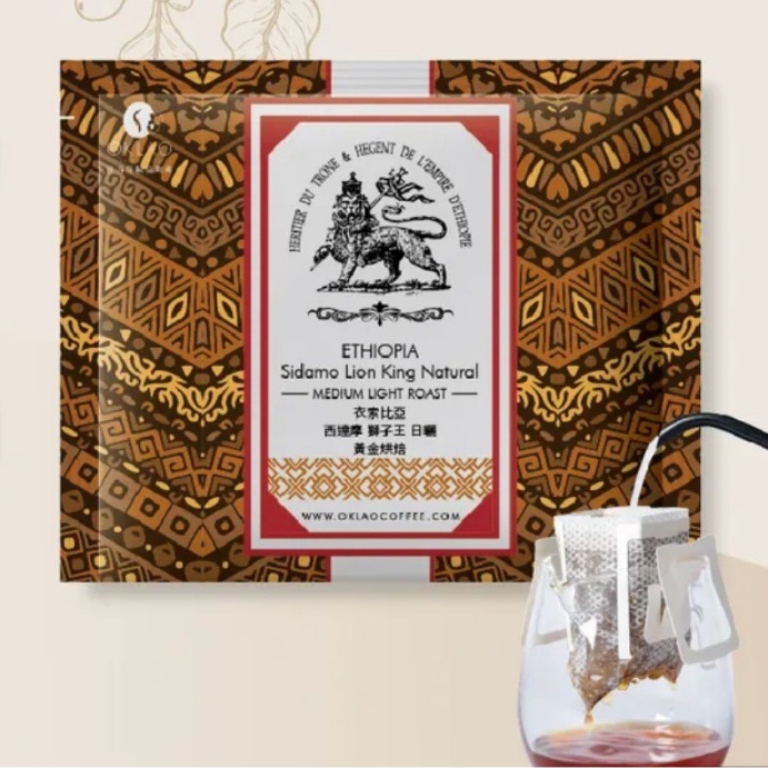💥任選25包→買1送1💥衣索比亞 西達摩 獅子王 日曬 掛耳包 黃金烘焙︱歐客佬咖啡☕咖啡蝦舖