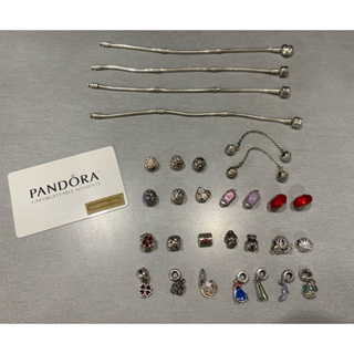 二手正品 PANDORA 潘朵拉 銀飾 串珠 墜飾 手鏈 蛇鏈 固定扣 安全鏈 迪士尼 專櫃購入 退坑出清 免運