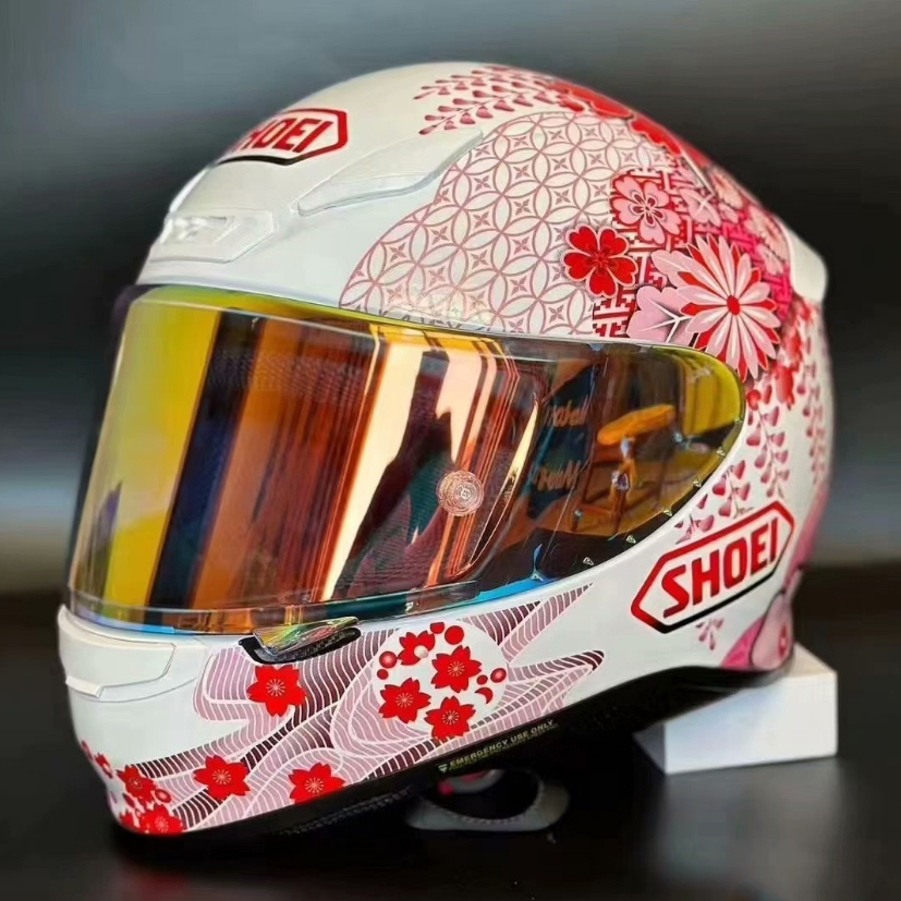 SHOEI Z7 白櫻花 機車安全帽 全罩式安全帽 騎士安全帽 櫻花 全覆式安全帽 安全帽 賽車 全盔