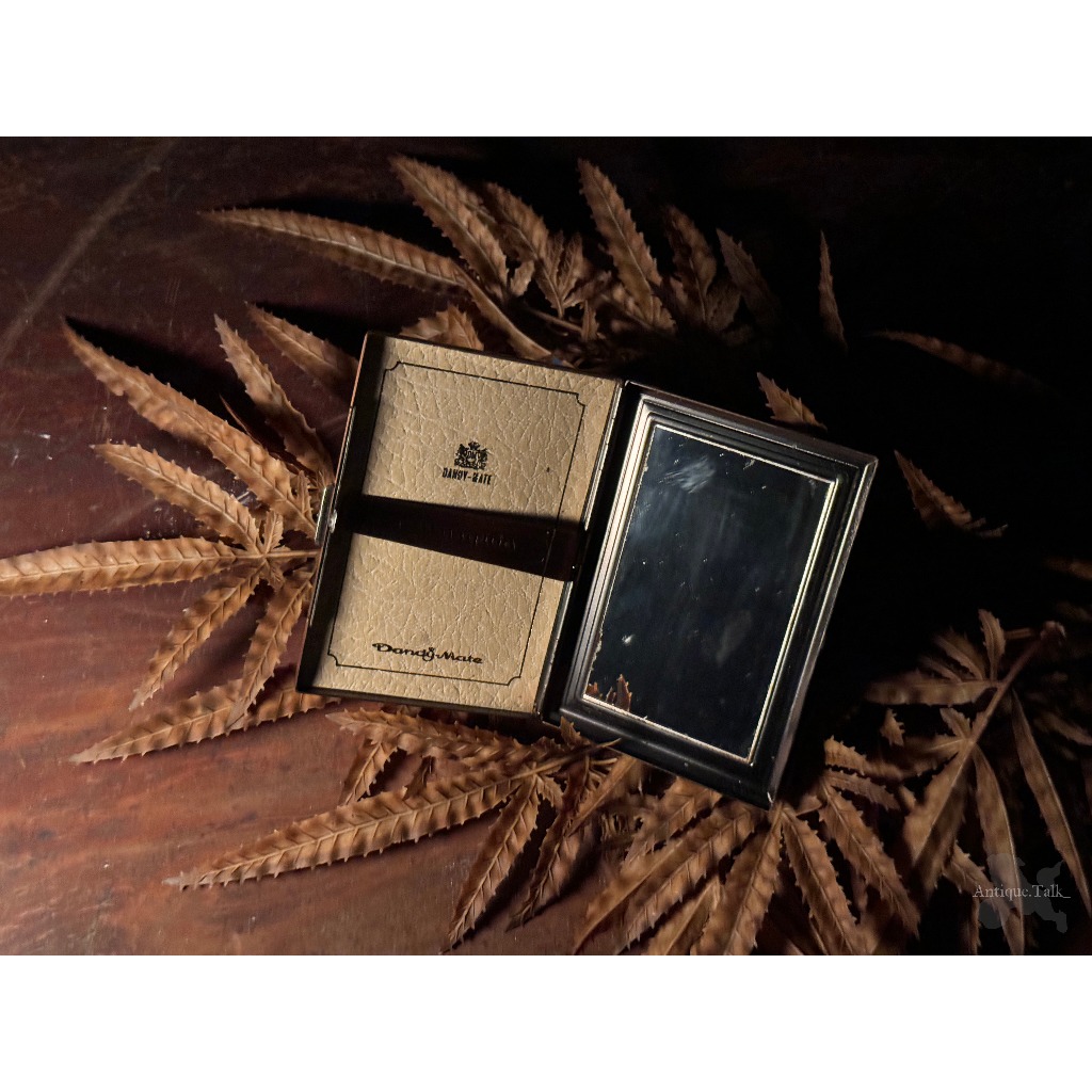 【古藝人】DANDY-MATE Mr.Dandy 銅雕菸盒打火機2件組 #菸盒 #打火機 #老日本 #銅雕