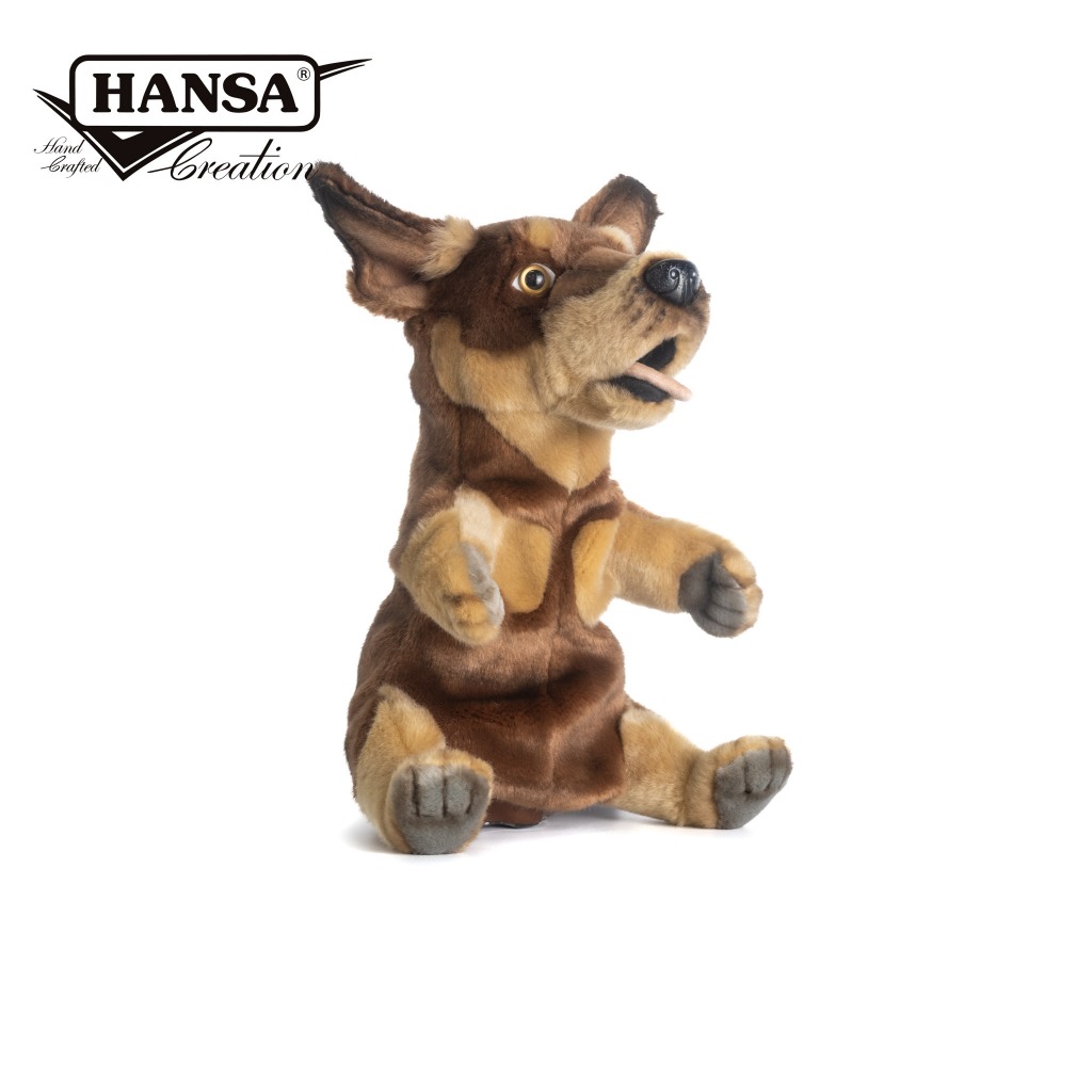 Hansa 8389-卡爾比犬手偶33公分高
