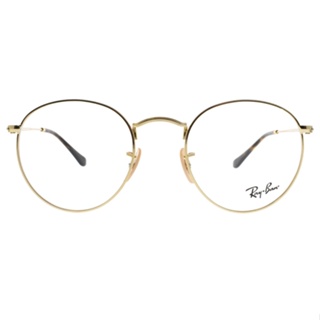 RayBan雷朋 光學眼鏡 RB3447V 2500-50mm 圓框款 - 金橘眼鏡