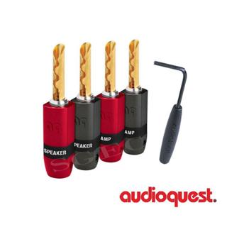 AudioQuest 美國 SureGrip 300 BFA/Banana 4入 香蕉 鯊魚 喇叭接頭 鍍金鍍銀 任選