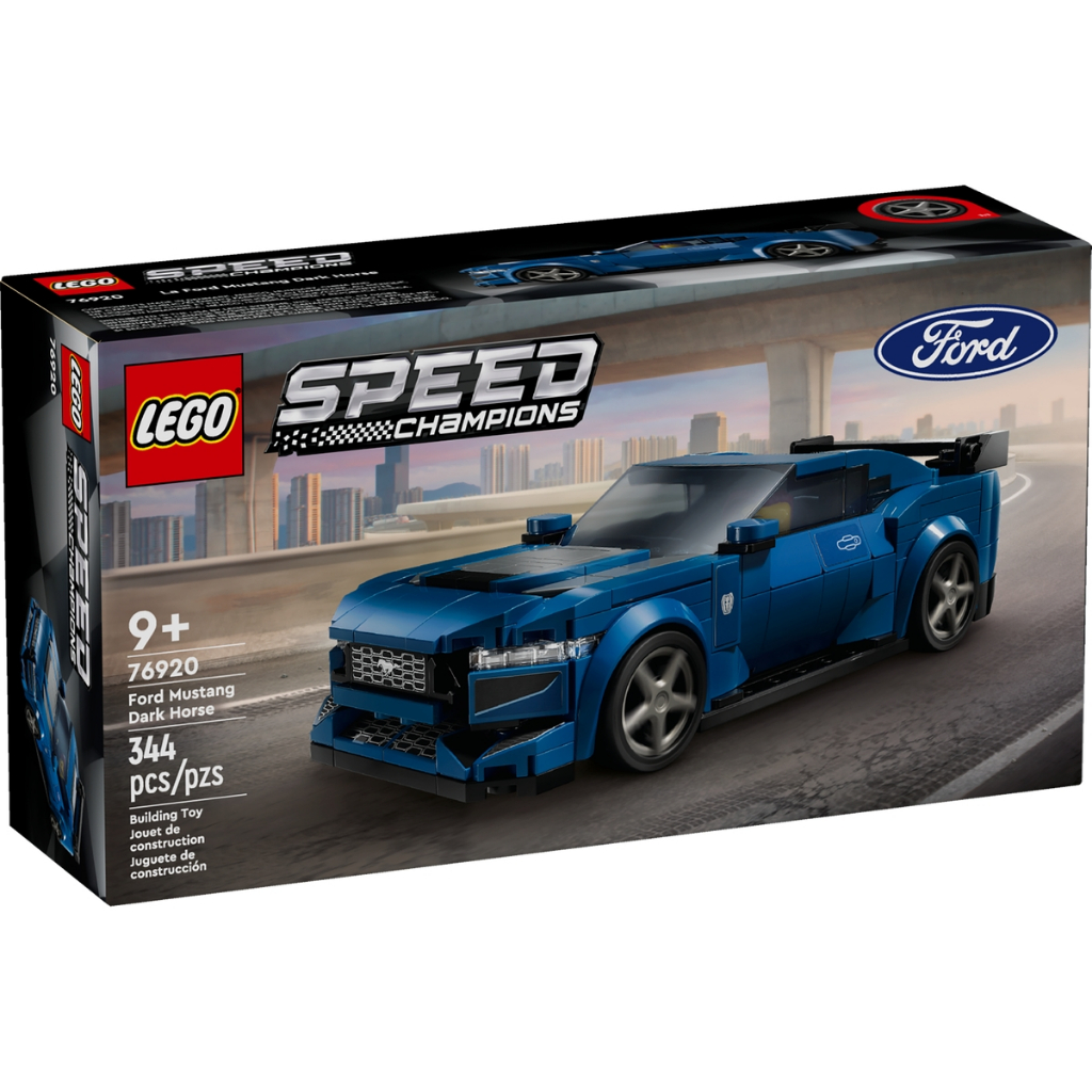 &lt;積木總動員&gt;LEGO樂高 76920 極速賽車系列 福特野馬 黑馬 Sports Car 344PCS