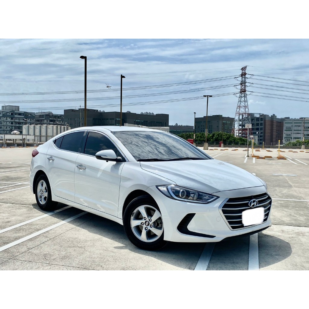 2018 Hyundai Elantra 1.6 白#可全額貸 #超額貸 #車換車結清#強力過件99%