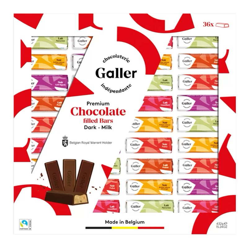 Galler 36條迷你棒巧克力禮盒 432公克 好市多