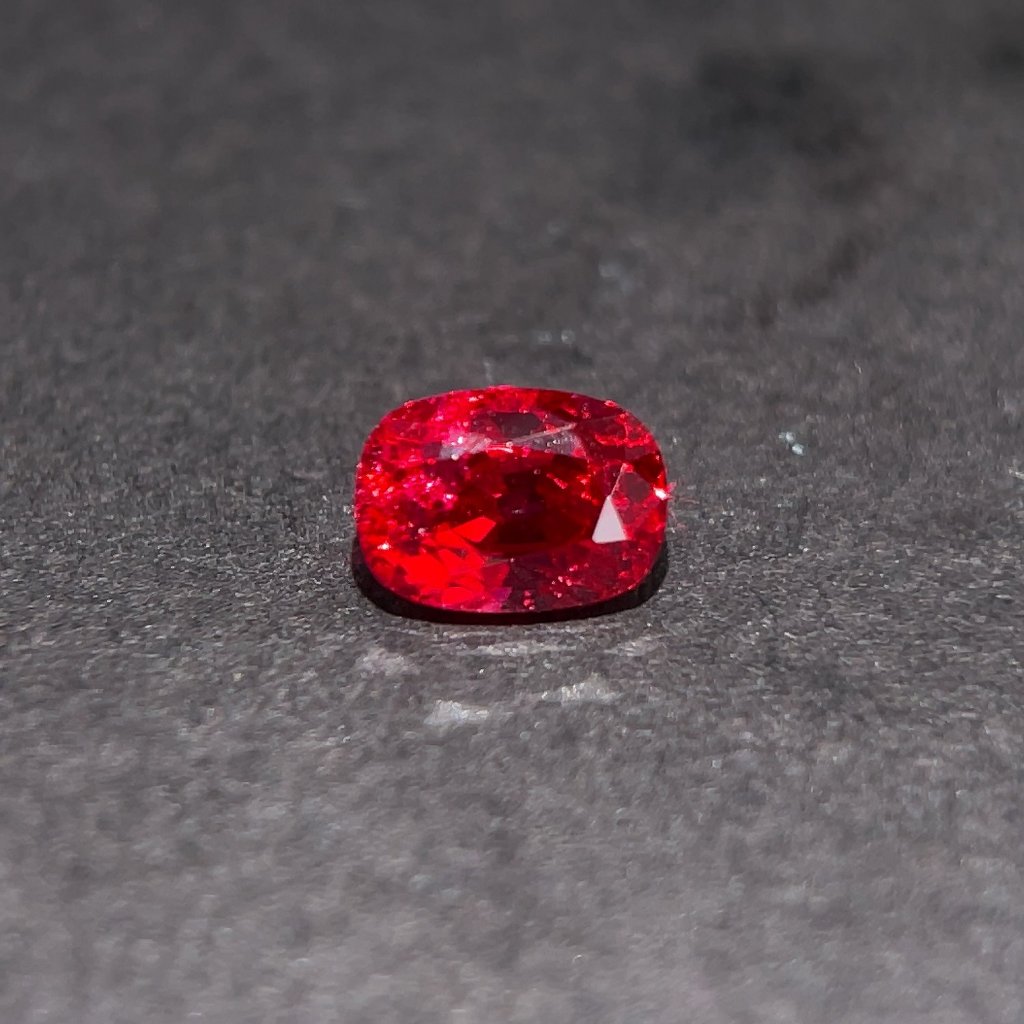 天然紅色尖晶石(Spinel)裸石1.05ct [基隆克拉多色石]