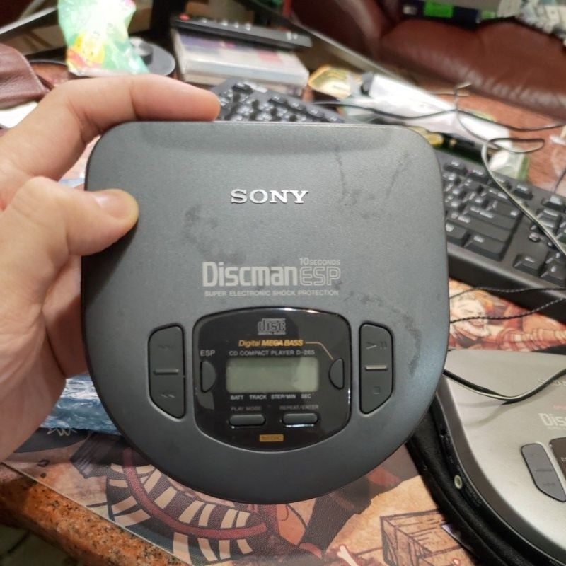 最後值下 SONY Discman D-265  CD隨身聽 單機附全新變壓器 功能完美