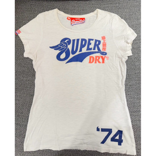 「二手良品」SuperDry極度乾燥短袖T恤 白色 SIZE:M