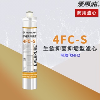 【思維康SWEETCOM】美國原廠愛惠浦 EVERPURE 4FC-S 4FCS 生飲抑菌抑垢濾心 保固黑水公司貨