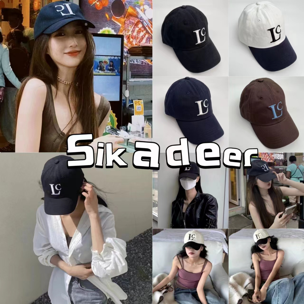 ˗ˏˋ Sikadeer‎♡ ˎˊ泰妍同款 LOCLE by LOW CLASSIC 字母刺繡 棒球帽 鴨舌帽 帽子