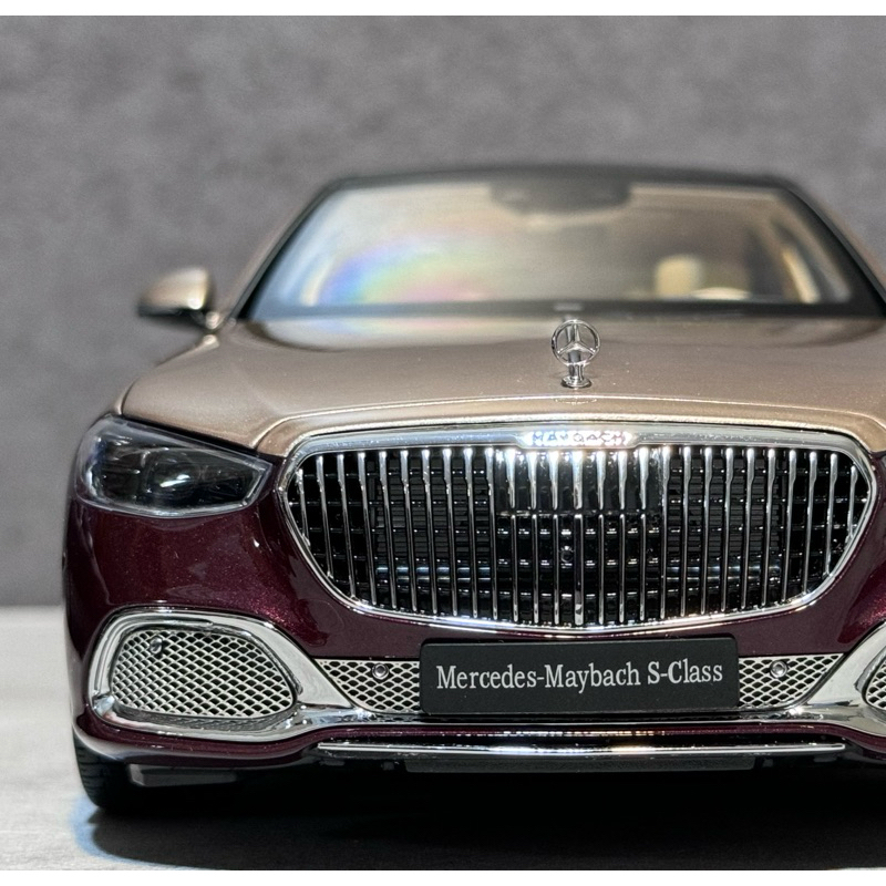 【Almost Real】1/18 Mercedes-Benz S-Klasse Maybach 紅金 1:18 模型車