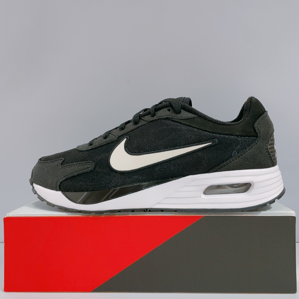 NIKE AIR MAX SOLO 男生 黑色 透氣 氣墊 復古 運動 休閒鞋 DX3666-002