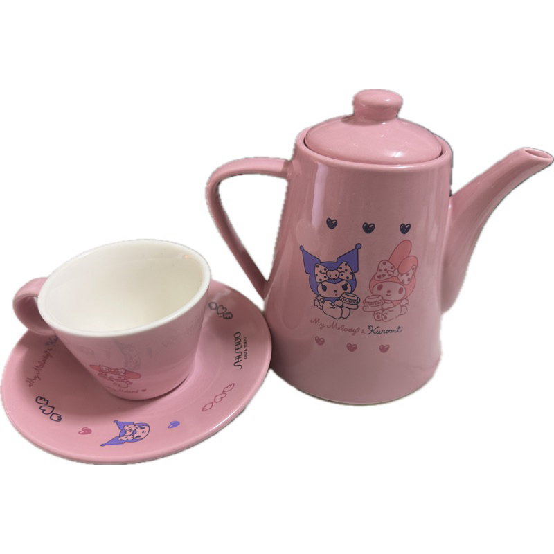 [全新]SHISEIDO酷洛米 美樂蒂 茶壺杯組