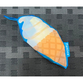袋@ 全家 冰淇淋環保袋 霜淇淋環保購物袋 黃色摺疊款 購物包