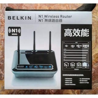 二手 belkin N1 Router 路由器 無線網路分享器 wifi分享器 基地台 延伸器 中繼機 WIFI放大器