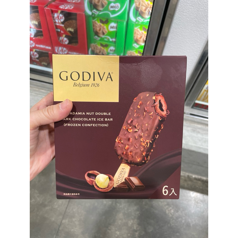 第二賣場Godiva 夏威夷果仁巧克力流星雪糕70公克×6隻低溫配送#131298