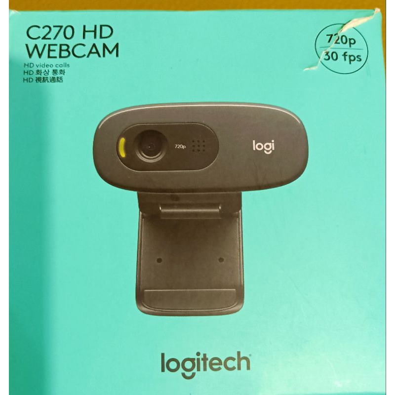 logitech 羅技 C270 HD WEBCAM 網路攝影機 720P 內建麥克風